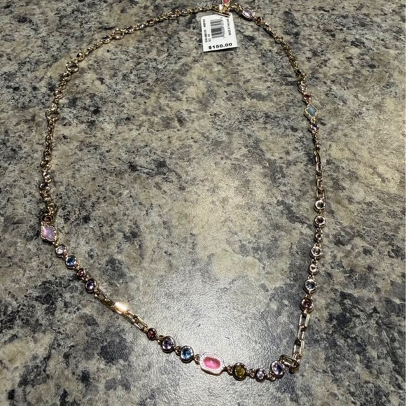 Kendra Scott Mini Elisa Abbie Gold Convertible Strand Necklace - Picture 3 of 4